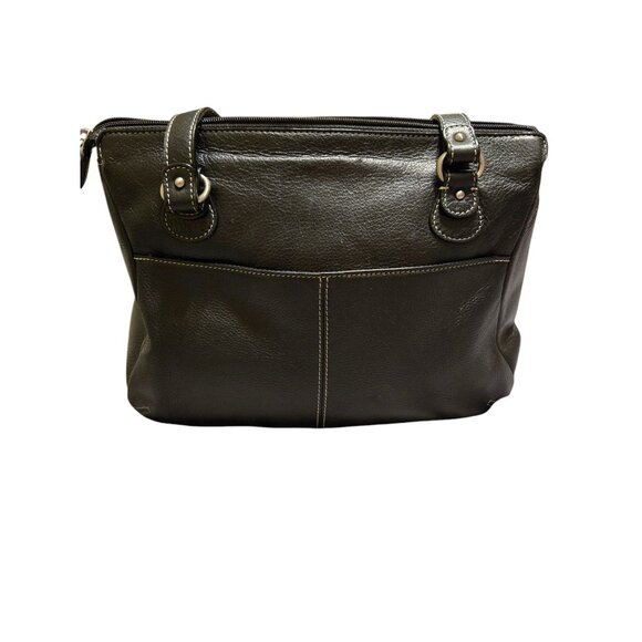 Vintage Etienne Aigner Black Leather Shoulder‎ Handbag Purse - Picture 2 of 9